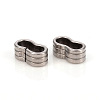 Tarnish Resistant 201 Stainless Steel Slide Charms/Slider Beads STAS-L244-08A-P-3
