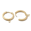 201 Stainless Steel Huggie Hoop Earrings Findings STAS-A167-01D-G-2