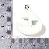 Ocean Theme Opaque Resin Pendants RESI-S403-02B-3