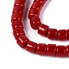 Opaque Solid Color Glass Beads Strands GLAA-N065-4x4mm-C05-3