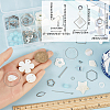 SUNNYCLUE DIY Star & Flower Natural Shell Dangle Earrings Making Kit DIY-SC0025-13-3