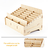 24-Grid Wooden Cell Phone Storage Box CON-WH0094-05B-5