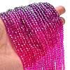 Transparent Painted Glass Beads Strands DGLA-A034-T4mm-A24-2