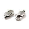 Tarnish Resistant 304 Stainless Steel Lobster Claw Clasps STAS-F094-05A-P-2