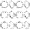 12 Pairs 304 Stainless Steel Huggie Hoop Earrings EJEW-SC0001-96S-7