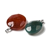 Natural Agate Dyed Pendants G-M415-03P-2