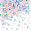 405Pcs Eletroplated Transparent Glass Beads GLAA-TA0003-66C-3