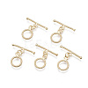 Brass Toggle Clasps KK-T063-010-NF-2