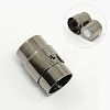 Brass Locking Tube Magnetic Clasps KK-Q090-B-1
