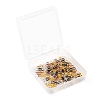 200Pcs 4color Brass Spacer Beads KK-LS0001-24-5