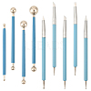 9Pcs 2 Styles Plastic Double Heads Modeling Clay Sculpting Tools Set TOOL-SP0001-09-1