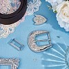 Belt Zinc Alloy Buckle Sets FIND-GF0009-33-4