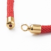 Braided Nylon Cord Necklace Making MAK-A017-E-3