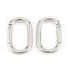 Zinc Alloy Spring Gate Rings PALLOY-L233-07B-P-2