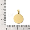Ion Plating(IP) 304 Stainless Steel Pendants STAS-I204-T-G-3