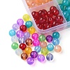 330Pcs 15 Colors Baking Painted Glass Beads Strands DGLA-YW0001-08-2