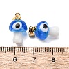 Handmade Lampwork Pendants LAMP-S069-06G-07-3