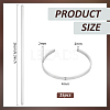 15Pcs Stainless Steel Bangle Makings FIND-BC0014-34A-2