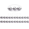 Handmade Brass Ball Chains KK-J276-16B-P16-2