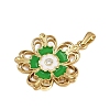 304 Stainless Steel Enamel Pendants STAS-C139-03C-G-2