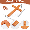 Cross Wood Wall Decorations AJEW-WH0596-673-2