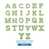 Alphabet Resin Rhinestone Patches DIY-TAC0005-45G-8