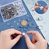 DIY Flat Round Cuff Ring Making Kit DIY-UN0003-46-3