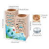 Wood Candle Holder AJEW-WH0268-004-2