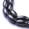Magnetic Synthetic Hematite Beads Strands IM6x12mm501-3