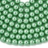 Eco-Friendly Dyed Glass Pearl Round Beads Strands HY-A002-6mm-RB008-2