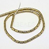 Electroplate Non-magnetic Synthetic Hematite Beads Strands G-J162-B-M-3