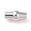 Tarnish Resistant 304 Stainless Steel Magnetic Clasps with Glue-in Ends STAS-K006-09C-4mm-3