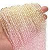 Transparent Painted Glass Beads Strands LS-DGLA-A034-T3mm-A25-2