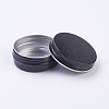 Round Aluminium Tin Cans CON-WH0010-02B-30ml-2
