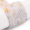 Natural Morganite Beads Strands LS-G-F770-D04-02-2