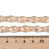 Transparency Electroplate Glass Beads Strands GLAA-T023-40B-04-4