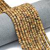 Natural Picture Jasper Beads Strands G-P575-B30-4x1mm-1