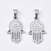201 Stainless Steel Pendants STAS-N089-19P-1