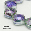 Electroplate Glass Beads EGLA-D029-4-2