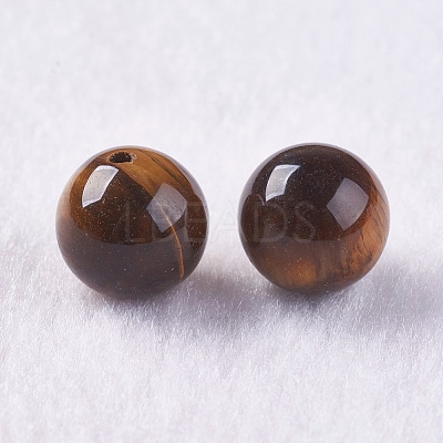 Natural Tiger Eye Beads G-K275-17-10mm-1