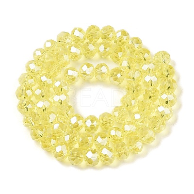 Electroplate Glass Beads Strands EGLA-A044-T8mm-A29-1