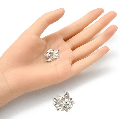 20Pcs Pointed Back Glass Rhinestone Cabochons RGLA-YW0002-01-1