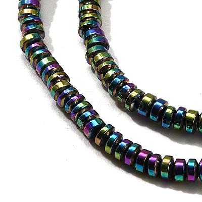 Electroplated Synthetic Non-magnetic Hematite Beads Strands G-L613-G01-01A-1
