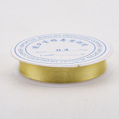 Round Copper Jewelry Wire LS-CWIR-Q006-0.6mm-G-1