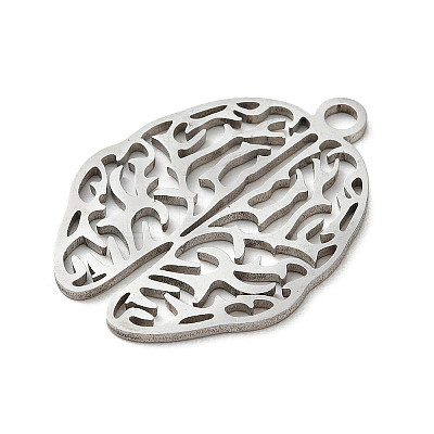 Non-Tarnish 201 Stainless Steel Pendants STAS-D041-08P-1