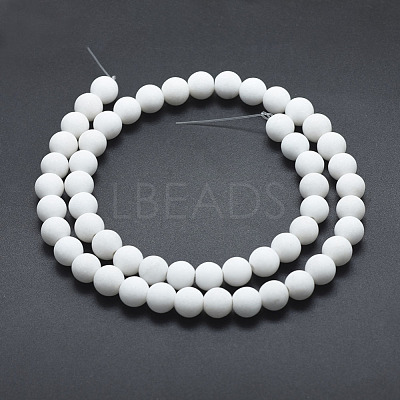 Natural Mashan Jade Beads Strands G-K245-01J-4mm-1