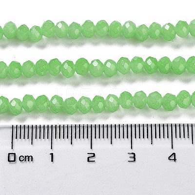 Baking Paint Imitation Jade Glass Bead Strands LS-DGLA-A034-J4MM-A9-1