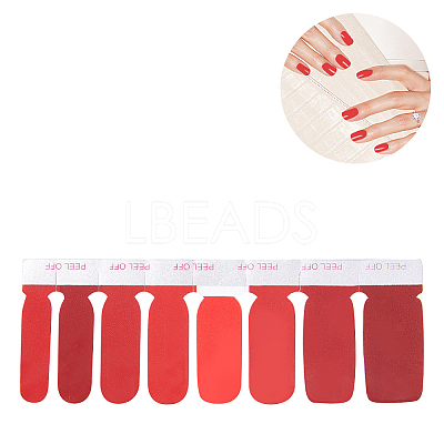 Solid Color Full Cover Best Nail Stickers MRMJ-T039-01R-1