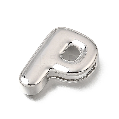 Brass Slide Charms KK-Z163-01P-P-1