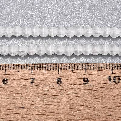 Glass Imitation Cat Eye Beads Strands GLAA-N075-01A-12-1